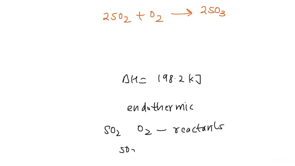 SOLVED: The equilibrium 2SO2(g) + O2(g) 2SO3(g) can be shifted to the ...