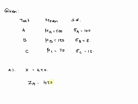 1-4-pts-2-pts-each-the-following-are-the-means-and-standard-deviations-of-some-well-known-standardized-tests-referred-to-as-test-a-test-b-and-test-c-all-three-yield-normal-distributionssd-st-77317