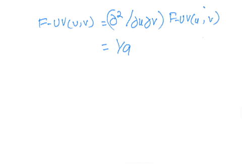 let-x-and-y-be-independent-random-variables-each-of-which-has-the-uniform-distribution-on-1-2-define-u-minx-y-and-v-maxx-y-a-show-that-the-joint-pdf-of-u-and-v-is-given-by-fuv-u-v-ci1-u-v-2-1-where-i-