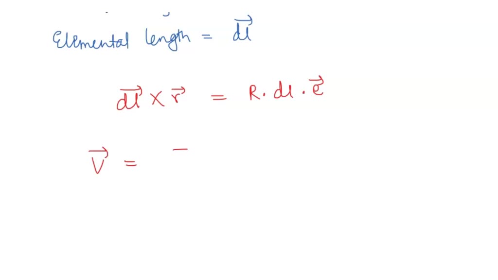 SOLVED: Consider a vortex filament of strength Γ in the shape of a ...