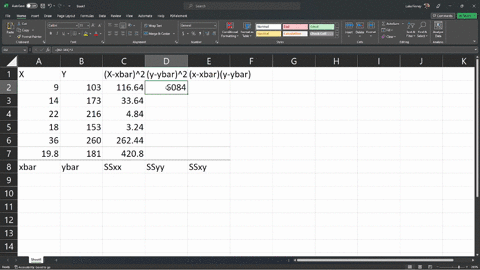 calculate-ss-ssyy-and-ssxy-leave-no-cells-blank-be-certain-t0-enter-0-wherever-required-round-your-answers-to-decimal-places-click-here-for-the-excel-data-fle-college-student-weekly-eamings-10693