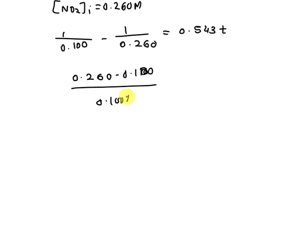 SOLVED At elevated temperatures, nitrogen dioxide into nitrogen oxide and oxygen