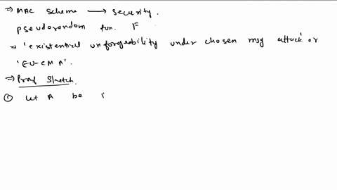1-consider-the-following-mac-for-messages-of-length-ln-2n-using-a-length-preserving-pseudorandom-function-f-on-input-a-message-mo-lim-with-mol-ml-n-and-key-k-e-0-1-algorithm-mac-outputs-tag-13512