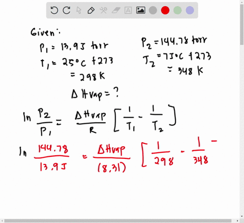 suppose-the-vapor-pressure-of-a-substance-is-measured-at-two-different-temperatures-a-by-using-the-6-44847
