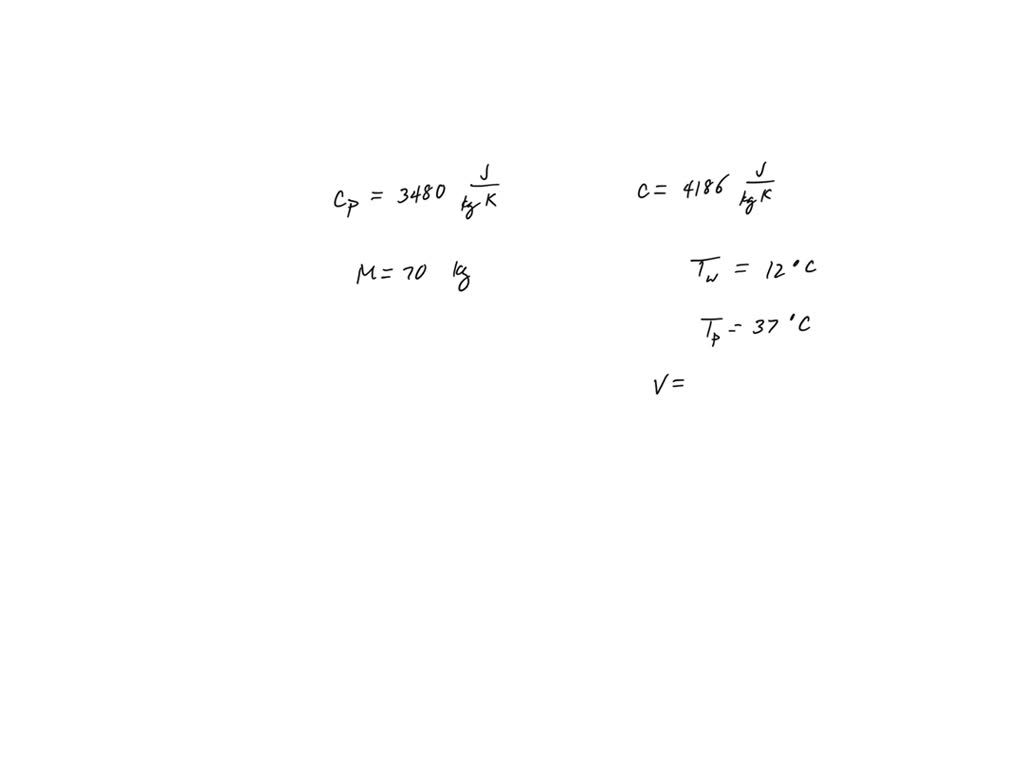 Before going in for an annual physical, a 70.0kg person whose body