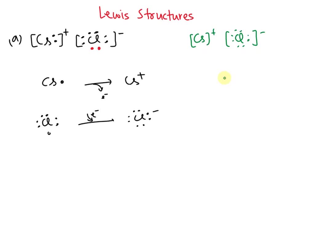 SOLVED: Determine what is wrong with each ionic Lewis structure and ...