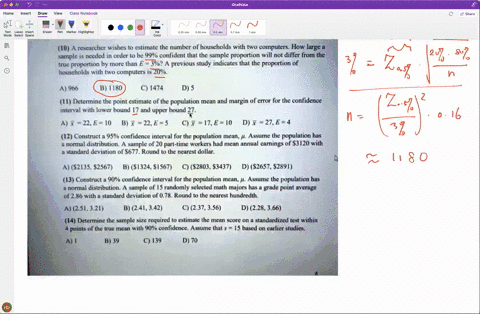 10-a-researcher-wishes-to-estimate-the-number-of-households-with-two-computers-how-large-sample-is-needed-in-order-to-be-99-confident-that-the-sample-proportion-will-not-differ-from-the-truc-84256