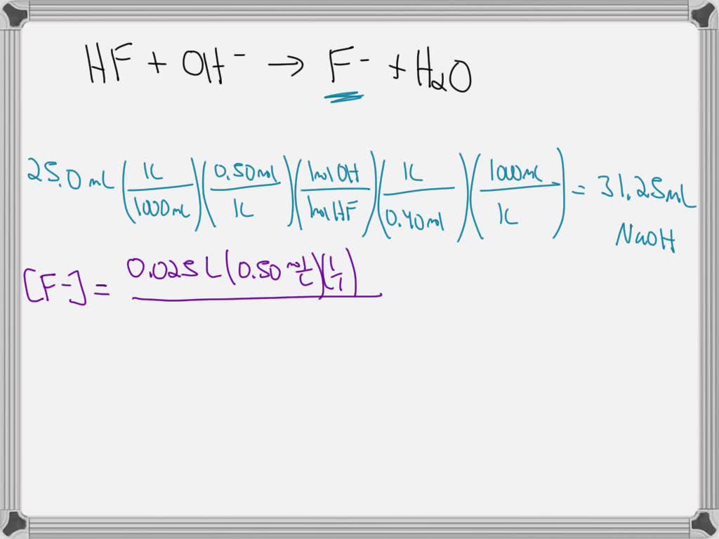 SOLVED Determine the pH at the equivalence point for the titration of