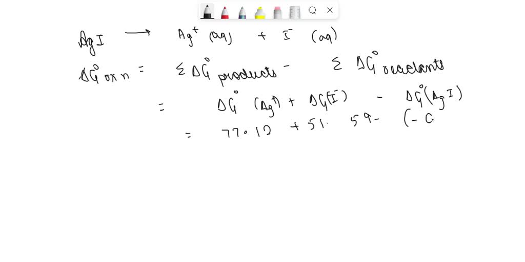 SOLVED 2. Given the following determine K at 298K for the