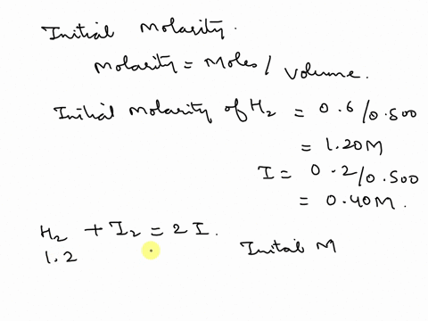 suppose-a-500-ml-flask-is-filled-with-060-mol-of-hz-and-020-mol-of-iz-the-following-reaction-becomes-possible-hzg-izg-7-2hig-the-equilibrium-constant-k-for-this-reaction-is-318-at-the-temper-47153