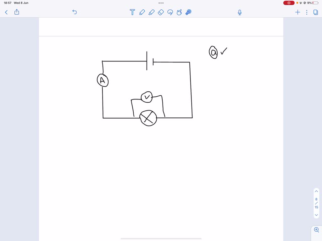 'Select below all the correct ways of connecting a multimeter. Select
