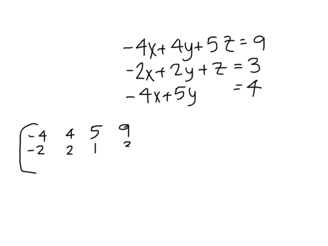 use-gauss-jordan-elimination-to-solve-the-following-linear-system-4x-4y-5z-9-2x-2y-z-3-4x-5y-4-59055