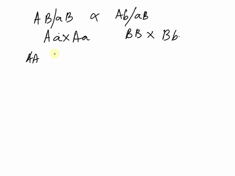 you-perform-the-following-dihybrid-cross-a-blabx-abab-the-a-and-b-genes-control-different-traits-what-phenotypic-ratio-would-you-expect-to-see-in-the-progeny-if-the-two-genes-are-unlinked-wh-48943