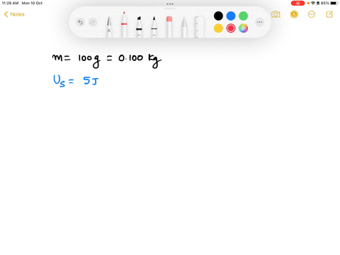 an-arrow-of-mass-100g-is-drawn-back-so-that-5j-of-elastic-potential-energy-is-stored-in-the-stretched-bow-string-assuming-no-friction-when-released-the-arrow-will-have-a-speec-of-75727