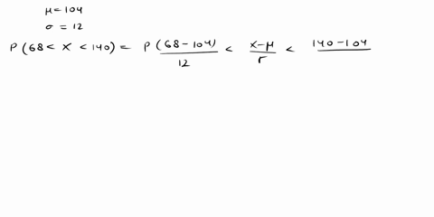 suppose-that-iq-scores-have-a-bell-shaped-distribution-with-a-mean-of-104-and-a-standard-deviation-of-12-using-the-empirical-rule-what-percentage-of-iq-scores-are-between-68-and-140-43035