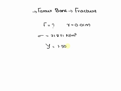 assume-youngs-modulus-for-bone-is-150-x-1010-nm-the-bone-breaks-if-stress-greater-than-0-31871-nlm-is-imposed-on-it-what-is-the-maximum-force-in-newton-that-can-be-exerted-on-the-femur-bone-30047