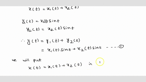 q1-a-in-the-following-equations-make-a-test-and-proof-weather-the-system-is-linear-or-non-linear-25-marks-1-yt-sin-t-xt-yn-xn-yt-1-x-10-4-yt-e-x-5-yt-10-cos-100-t-t-xt-q-2-classify-and-proof-73147