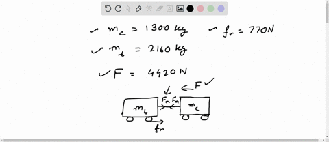 a-1300-kg-car-is-pushing-an-out-of-gear-2160-kg-truck-that-has-a-dead-battery-when-the-driver-steps-on-the-accelerator-the-drive-wheels-of-the-car-push-horizontally-against-the-ground-with-a-92974