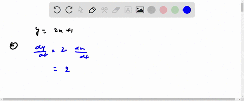 suppose-y-2x-1-where-x-and-y-are-functions-of-t-a-if-dxdt-15-find-dydt-when-x-4-dy-dt-b-if-dydt-2-find-dxdt-when-x-12-dx-dt-24912