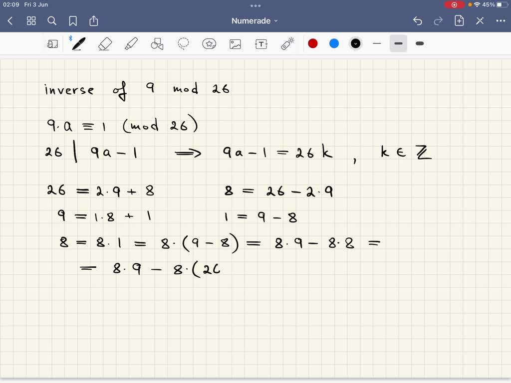 solved-find-the-multiplicative-inverse-of-9-mod-26-while-explaining-the-algorithm-used