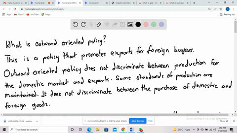 which-of-the-following-is-an-effect-of-outward-oriented-policies