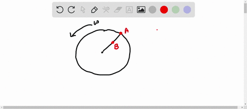 two-points-are-located-on-rigid-wheel-that-is-rotating-with-constant-angular-velocity-about-fixed-axis-of-rotation-point-a-is-located-on-the-rim-of-the-wheol-and-point-b-halfway-between-the-62658