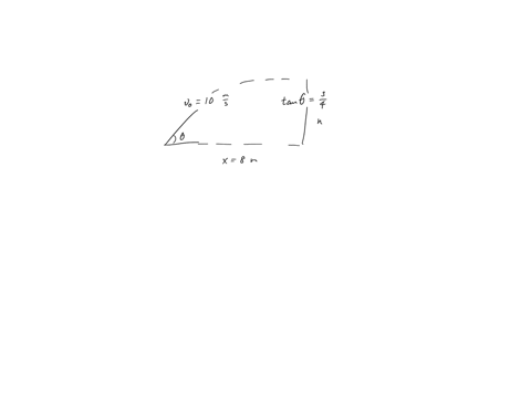 a-person-throws-a-stone-with-a-velocity-10-msec-at-angle-tan-theta-34-to-and-from-a-point-at-a-distance-8m-from-the-wall-the-stone-just-passes-over-the-height-of-the-wall-is-g-10-ms-2-a-2-m-03545