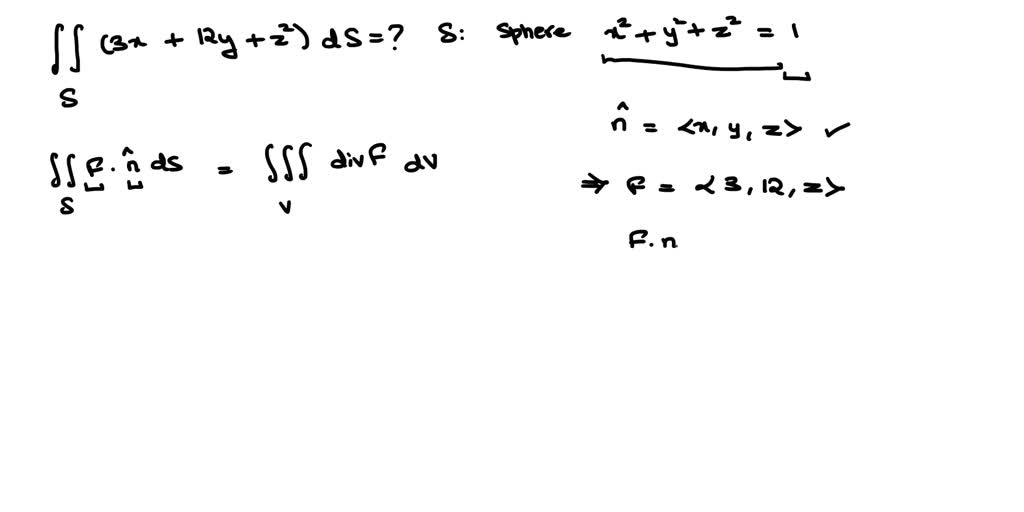 Solved Use The Divergence Theorem To Evaluate Us 3x Sy 22 Ds Where S Is The Sphere X2