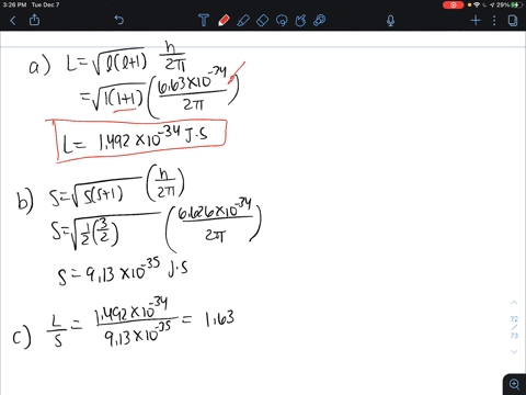 a-what-is-the-magnitude-of-the-angular-momentum-for-an-l1-electron-b-calculate-the-magnitude-of-th-2-83352