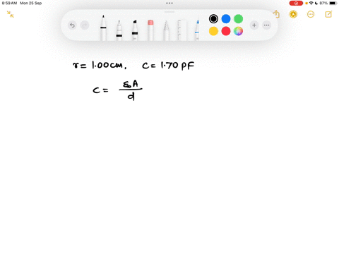 how-far-apart-would-parallel-pennies-have-to-be-to-make-a-170-pfpf-capacitor-estimate-the-radius-of-penny-to-be-10-cmcm-does-your-answer-suggest-that-you-are-justified-in-treating-these-penn-74543