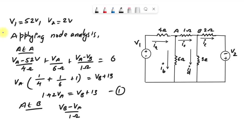 SOLVED: Consider the circuit shown in (Figure 1). Suppose that V = 80V ...