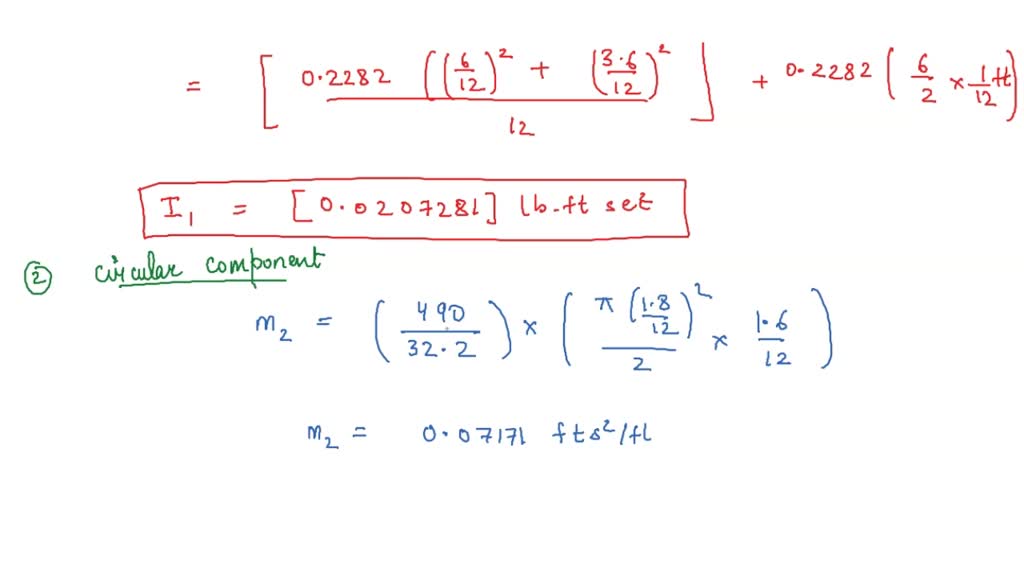 SOLVED: Determine the mass moment of inertia of the steel machine ...