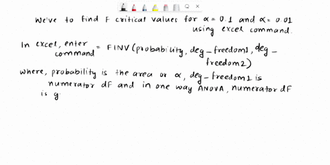Df Between Excel can be used to find the critical value for an F...