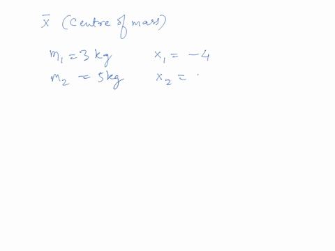 1-three-masses-are-placed-on-number-line-a-3-kg-mass-at-i-4-t-a-5-kg-mass-at-1-ft-and-a-2-kg-mass-at-x-6-f-find-the-center-of-mass-80663