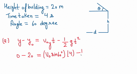 in-fig-4-41-a-ball-is-thrown-up-onto-a-roof-landing-400-mathrms-later-at-height-h200-mathrmm-above-t-41771