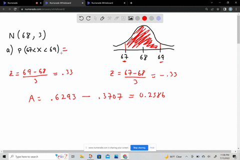 the-heights-of-18-year-old-men-are-approximately-normally-distributed-with-mean-68-inches-and-standard-deviation-3-inches-based-on-information-from-statistical-abstract-of-the-united-states-74585