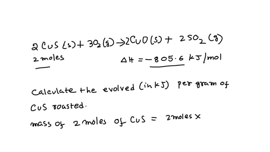 SOLVED The first step in the industrial recovery of copper from the
