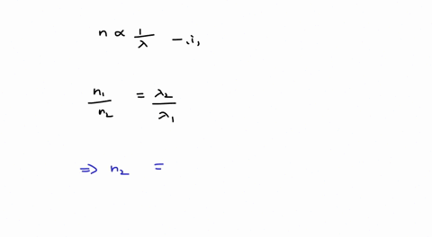 a-monochromatic-light-source-emits-a-wavelength-of-490-nm-in-air-when-passing-through-a-liquid-the-wavelength-reduces-to-429-nm-what-is-the-liquids-index-of-refraction-a-114-b-129-c-133-d-14-71297