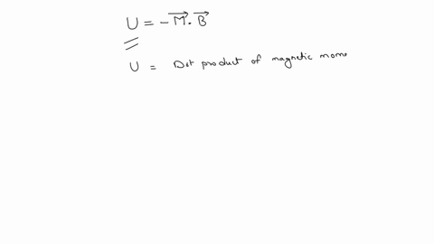 the-potential-energy-of-a-bar-magnet-of-magnetic-moment-m-placed-in-a-magnetic-field-of-magnitude-b-such-that-it-makes-an-angle-theta-with-the-direction-of-b-is-a-mbsintheta-b-mbcostheta-c-m-51836