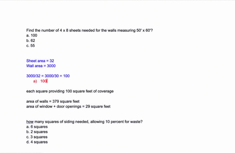 1-estimate-the-number-of-4-x-8-rigid-foam-insulation-sheets-needed-for-the-exterior-walls-of-a-building-that-measures-50-x-60-a-100-b-62-c-55-2-a-carpenter-needs-to-install-vinyl-siding-on-t-24081