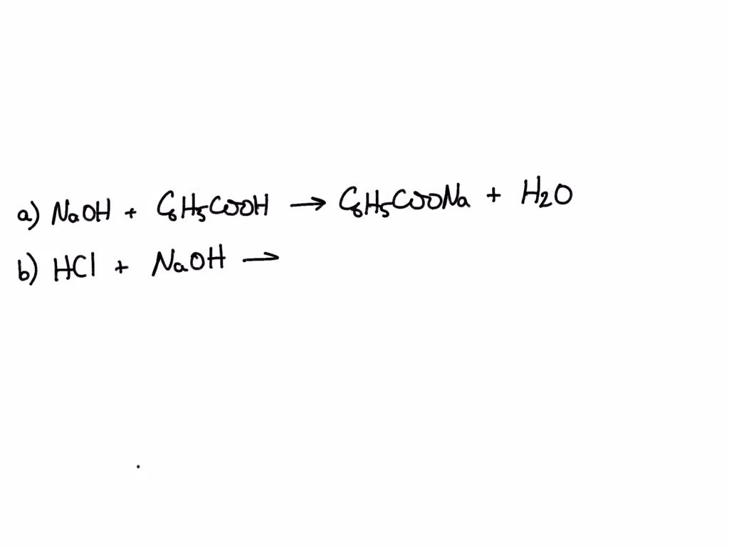 Solved Aocmis Mld Daciic Write Balanced Chemical Equations For The Reactions Of Sodium