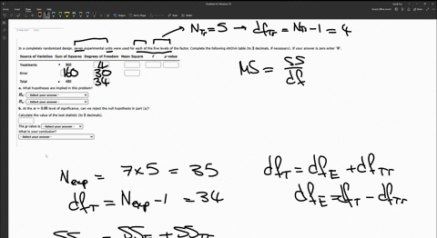 in-a-completely-randomized-design-seven-experimental-units-were-used-for-each-of-the-five-levels-of-the-factor-complete-the-following-anova-table-to-2-decimals-if-necessary-if-your-answer-is-20809