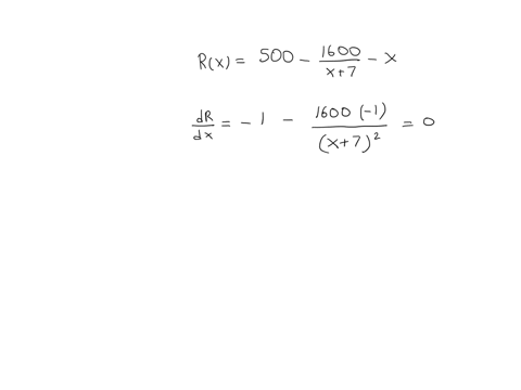 the-revenue-function-for-a-one-product-firm-is-given-by-the-following-equation-1600-rx-500-x-x7-find-the-value-of-x-that-results-in-maximum-revenue_-the-maximum-revenue-results-when-x-56503