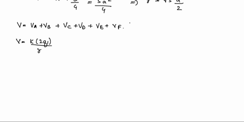 the-figure-shows-a-rectangular-array-of-charged-particles-fixed-in-place-with-distance-a-481-cm-and-the-charges-shown-as-integer-multiples-of-91-427-pc-and-92-679-pcwith-v-oat-infinity-what-00213