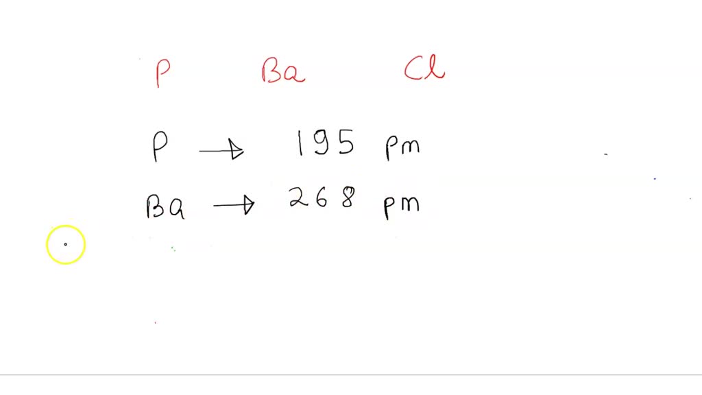 Increasing Atomic Radius