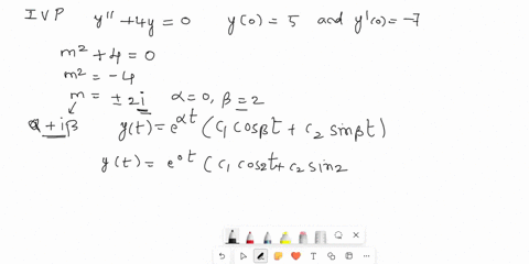 solve-the-given-initial-value-problem-y-4y-0-y0-5-y0-7-yx-72934