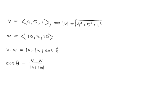 v-4-5-1-w-10-3-10-find-the-cosine-of-the-angle-between-v-and-w-cos