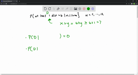 what-is-the-probability-that-at-least-one-of-a-pair-of-fair-dice-lands-on-6-given-that-the-sum-of-2-39213