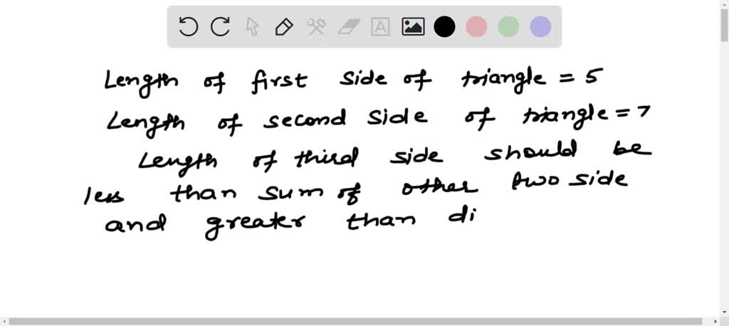 A Triangle Has Two Sides Of Lengths 5 And 12
