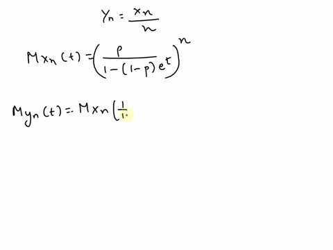 1-let-xn-have-negative-binomial-distribution-with-parameters-n-and-p-where-i5-not-function-of-n-lct-y-xn-find-the-limiting-dlistribution-of-y-n-using-the-moment-generating-function-technique-66098